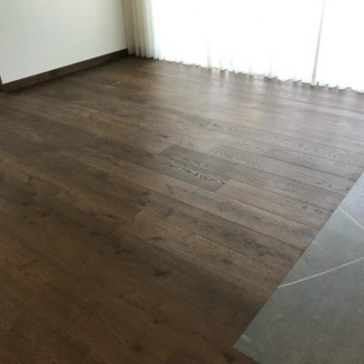 Oak Smoked XXL Rustic Palnk Matt Lacquerd Parke,